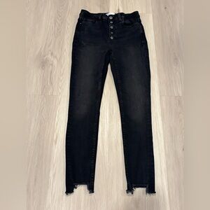 Zara High Rise Dark Jeans size 4